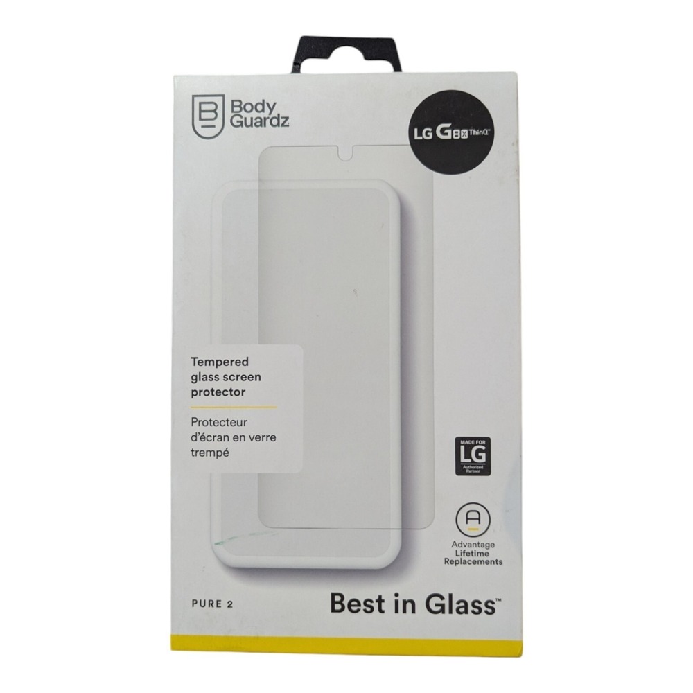 F3. Bodyguardz Pure 2 Tempered Glass Screen Protector‎ For LG G8X ThinQ